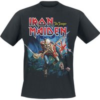 Iron Maiden T-Shirt - POM Trooper Eddie Large Eyes - S bis 4XL - für Männer - Größe S - schwarz  - Lizenziertes Merchandise! von Iron Maiden