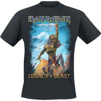 Iron Maiden T-Shirt - Pharaoh - S bis 3XL - für Männer - Größe M - schwarz  - Lizenziertes Merchandise! von Iron Maiden