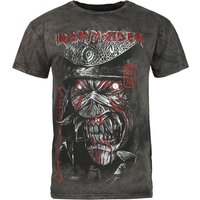 Iron Maiden T-Shirt - S bis 3XL - für Männer - Größe XL - grau  - Lizenziertes Merchandise! von Iron Maiden
