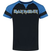 Iron Maiden T-Shirt - S bis XXL - für Männer - Größe S - schwarz/blau  - EMP exklusives Merchandise! von Iron Maiden