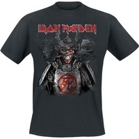 Iron Maiden T-Shirt - Senjutsu Heads - S bis 4XL - für Männer - Größe M - schwarz  - Lizenziertes Merchandise! von Iron Maiden