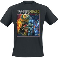 Iron Maiden T-Shirt - The Future Past Tour Art 2023 Square - S bis 4XL - für Männer - Größe 3XL - schwarz  - Lizenziertes Merchandise! von Iron Maiden