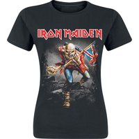 Iron Maiden T-Shirt - Vintage Trooper - S bis XL - für Damen - Größe XL - schwarz  - Lizenziertes Merchandise! von Iron Maiden