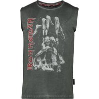 Iron Maiden Tank-Top - EMP Signature Collection - M bis 3XL - für Männer - Größe XXL - grau  - EMP exklusives Merchandise! von Iron Maiden