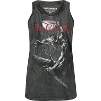 Iron Maiden Top - Fear Of The Dark - S bis 4XL - für Damen - Größe 3XL - anthrazit  - Lizenziertes Merchandise! von Iron Maiden