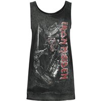 Iron Maiden Top - Street Samurai - S bis L - für Damen - Größe S - grau  - Lizenziertes Merchandise! von Iron Maiden