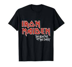 Iron Maiden - _Vintage Stacked NOTB Logo T-Shirt von Iron Maiden