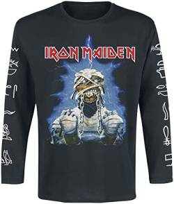 Iron Maiden World Slavery Tour Männer Langarmshirt schwarz L 100% Baumwolle Band-Merch, Bands von Iron Maiden