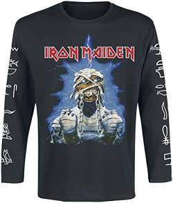 Iron Maiden World Slavery Tour Männer Langarmshirt schwarz XXL 100% Baumwolle Band-Merch, Bands von Iron Maiden