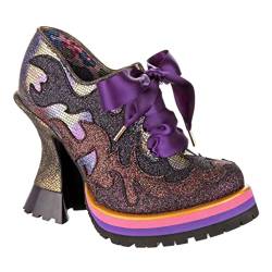 Irregular Choice Damen Flamin Hot Pumps, Schwarz, 40 EU von Irregular Choice