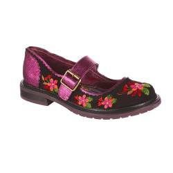 Irregular Choice Damen Hilltop House Flacher Slipper, Schwarz, 38 EU von Irregular Choice