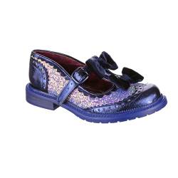 Irregular Choice Damen Mary Marie Flacher Slipper, blau, 39 EU von Irregular Choice