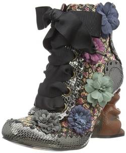 Irregular Choice Damen Nuts About You: Mode-Stiefel, Schwarz Multi, 43 EU von Irregular Choice