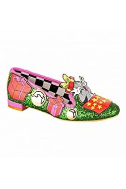 Irregular Choice Damen Peek a Boo Ballerinas, Mehrfarbiges Grün, 41 EU von Irregular Choice