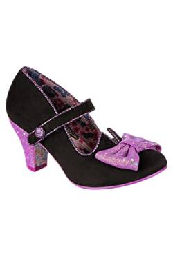 Irregular Choice Damen Piccolo Oxford, schwarz/lila, 39 EU von Irregular Choice