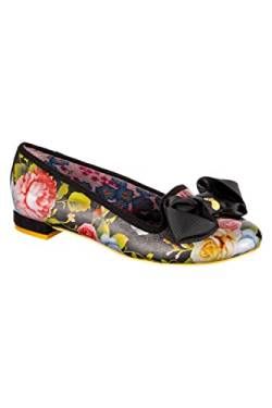 Irregular Choice Damen Race Day Ballerinas, Schwarz, 38 EU von Irregular Choice