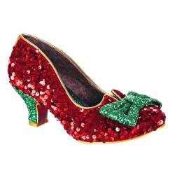 Irregular Choice Damen Schillernde Diva Pumps, rot, grün, 40 EU von Irregular Choice