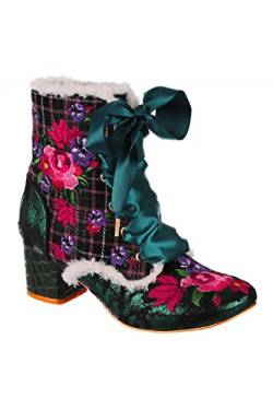 Irregular Choice Damen Toasty Toes Mode-Stiefel, grün, 42 EU von Irregular Choice