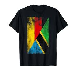 Deutschland Tansania Flaggen - Deutsch Tansanian T-Shirt von Irreverent Tees