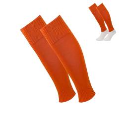 Iskierka Fußballstutzen Stutzenstrumpf Socken Orange. von Iskierka