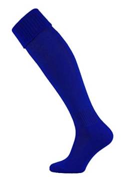 Iskierka Fußballstutzen Stutzenstrumpf Socken Soks 27-45 (blau Royal, 42-45) von Iskierka