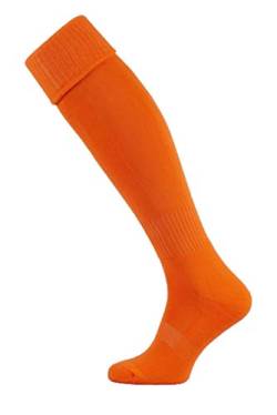 Iskierka Fußballstutzen Stutzenstrumpf Socken Soks 27-45 (orange, 27-30) von Iskierka