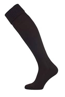 Iskierka Fußballstutzen Stutzenstrumpf Socken Soks 27-45 (schwarz, 42-45) von Iskierka