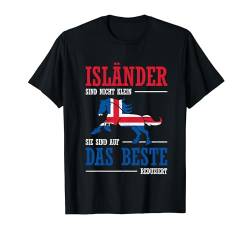 Islandpferde Isländer Pferde Geschenk Isi Toelt Tölt Damen T-Shirt von Isländer sind nicht klein Pferde Geschenk