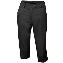 Island Green IGLPNT1487SS Capri-Golfhose für Damen, Schwarz, EU 38 von Island Green