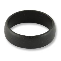 Island Piercings schwarzer Ring aus Holz Holzring 6mm breit Handarbeit AR017-17mm von Island Piercings
