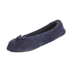 Isotoner, Damen Hausschuhe blau navy von Isotoner