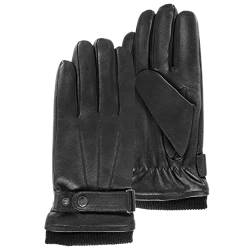 Isotoner Herren-Handschuhe Komfort, Schwarz , M von Isotoner