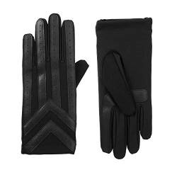 Isotoner Jungen Men’s Spandex Touchscreen Cold Weather Gloves Winter-Handschuhe, Smartdri Schwarz, Medium von Isotoner
