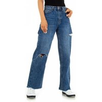 Boyfriend Jeans für Damen in Blau von Ital-Design