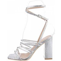 High-Heel Sandaletten für Damen in Silber von Ital-Design