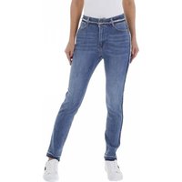 High Waist Jeans für Damen in Blau von Ital-Design