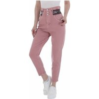 High Waist Jeans für Damen in Rosa von Ital-Design