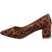 Ital-Design Damen Abendschuhe Elegant Pumps Blockabsatz Klassische Pumps in Leo von Ital-Design