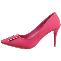 Ital-Design Damen Abendschuhe Elegant Pumps Pfennig-/Stilettoabsatz High Heel Pumps in Pink von Ital-Design