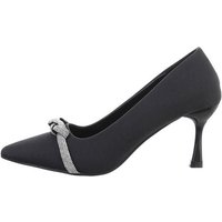 Ital-Design Damen Abendschuhe Party & Clubwear High-Heel-Pumps Pfennig-/Stilettoabsatz High Heel Pumps in Schwarz von Ital-Design