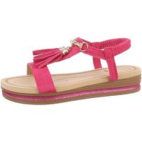 Ital-Design Damen Freizeit Riemchensandalette (85960268) Keilabsatz/Wedge Keilsandaletten in Pink von Ital-Design