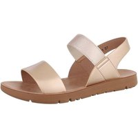 Ital-Design Damen Freizeit Riemchensandalette (86345262) Flach Riemchensandalen in Champagner von Ital-Design