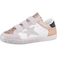 Ital-Design Damen Low-Top Freizeit Sneaker (86345002) Flach Sneakers Low in Weiß von Ital-Design