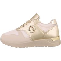 Ital-Design Damen Low-Top Freizeit Sneaker Flach Sneakers Low in Beige von Ital-Design