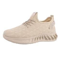 Ital Design Damenschuhe Freizeitschuhe Sneakers Low, TA-20-, Synthetik, Beige, Gr. 37 von Ital Design