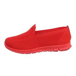 Ital Design Damenschuhe Freizeitschuhe Sneakers Low, TA-211-, Textil, Rot, Gr. 39 von Ital Design
