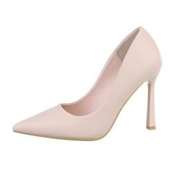 Ital Design Damenschuhe Pumps High Heel Pumps, LE-265-, Kunstleder, Beige, Gr. 40 von Ital Design