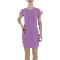 Ital-Design Sommerkleid Damen Freizeit (86164391) Spitze Minikleid in Lila von Ital-Design