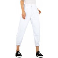 Relaxed Fit Jeans für Damen in Weiß und Weiß von Ital-Design