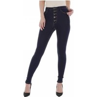 Skinny Jeans für Damen in Dunkelblau von Ital-Design
